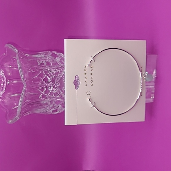Silver tone cuff bracelet by Lauren Conrad - Picture 1 of 8